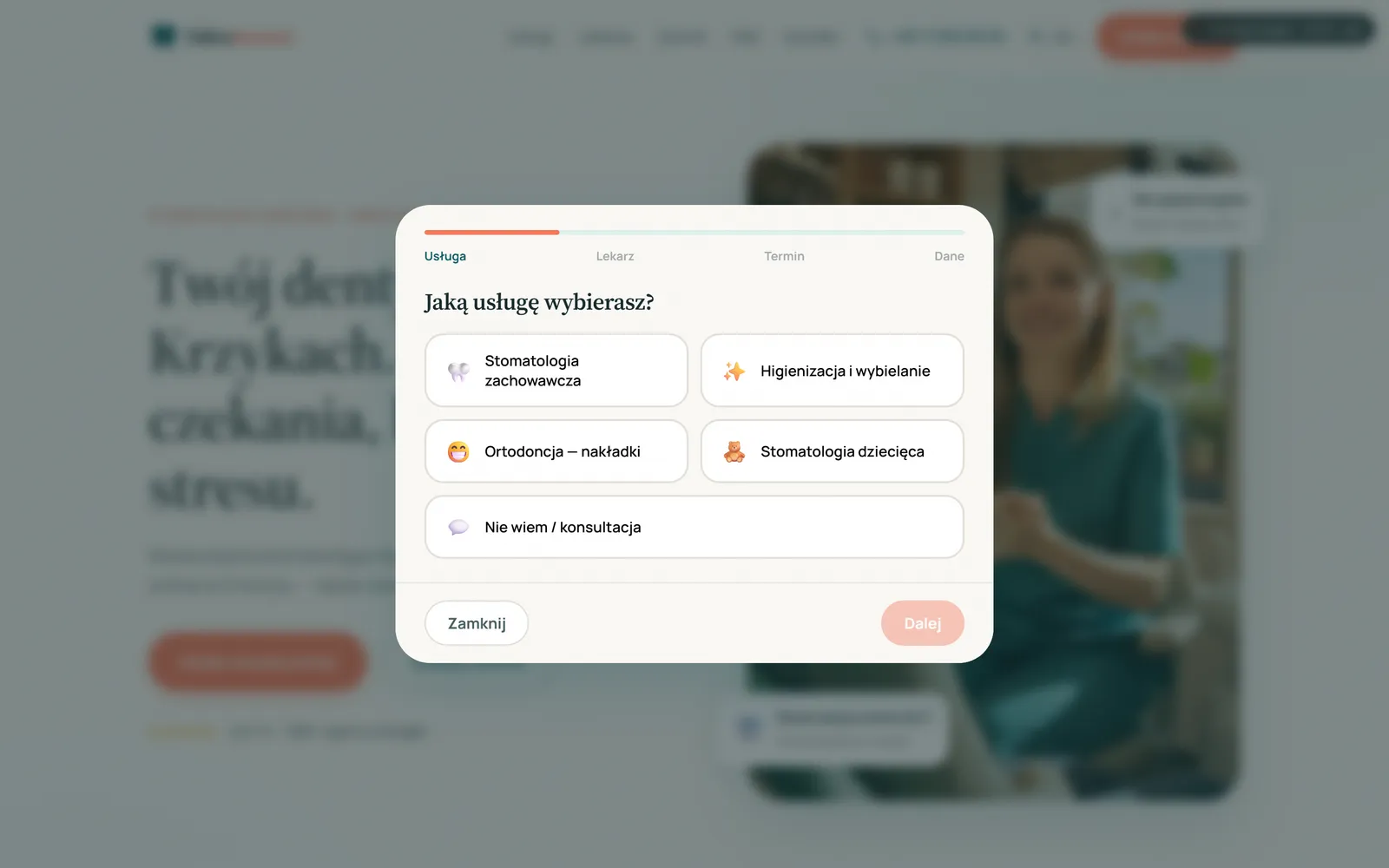 Odra Dental — rezerwacja